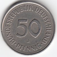 ФРГ 50 пфеннигов 1981 год (J)