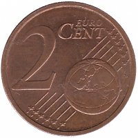 Германия 2 евроцента 2004 год (A)