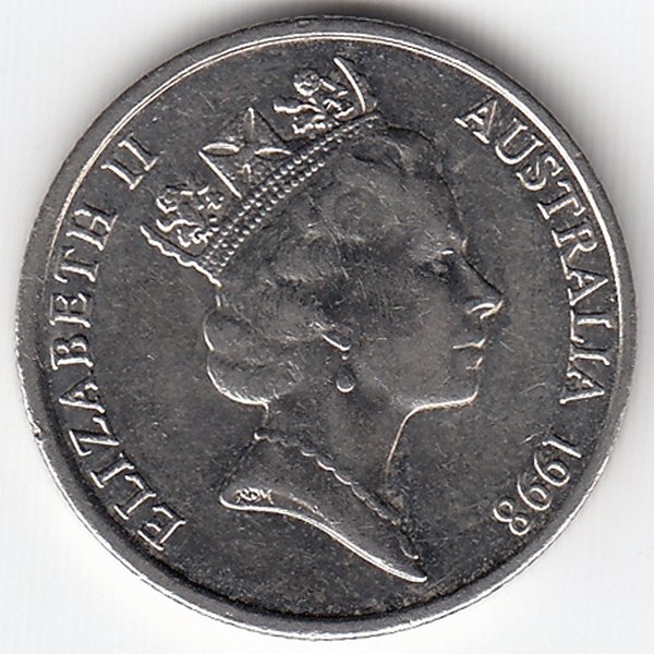 Австралия 5 центов 1998 год