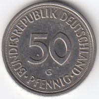 ФРГ 50 пфеннигов 1985 год (G)