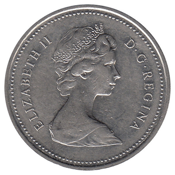 Канада 25 центов 1979 год