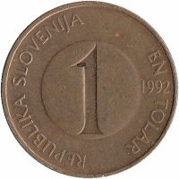 Словения 1 толар 1992 год