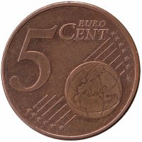 Австрия 5 евроцентов 2008 год