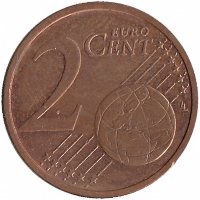 Германия 2 евроцента 2006 год (F)