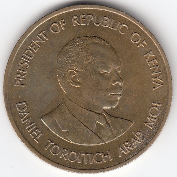 Кения 5 центов 1980 год