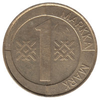 Финляндия 1 марка 1995 год