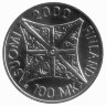 Финляндия 100 марок 2000 год (Миллениум) BU