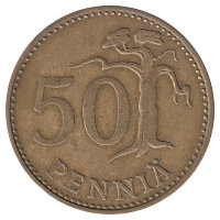 Финляндия 50 пенни 1973 год