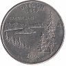 США 25 центов 2005 год (P). Орегон.