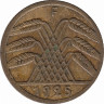 Германия (Веймарская республика) 5 рейхспфеннигов 1925 год (F)