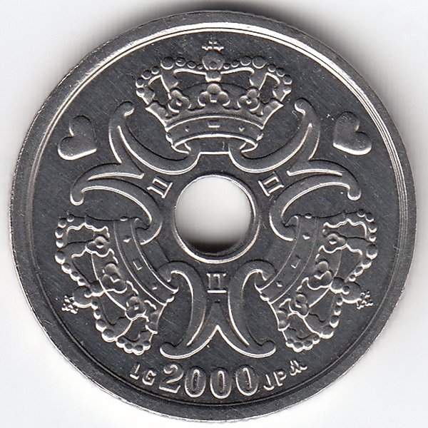 Дания 2 кроны 2000 год