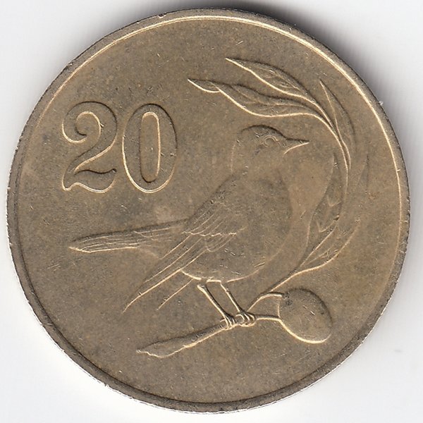 Кипр 20 центов 1983 год