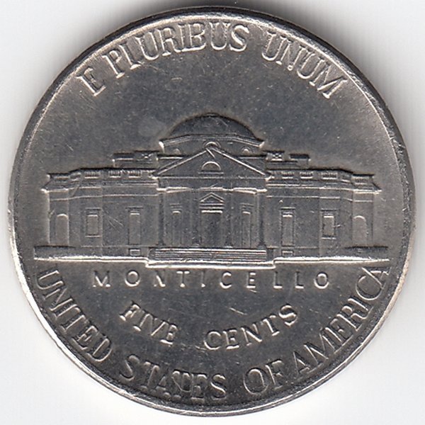 США 5 центов 1993 год (P)