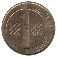 Финляндия 1 марка 1996 год