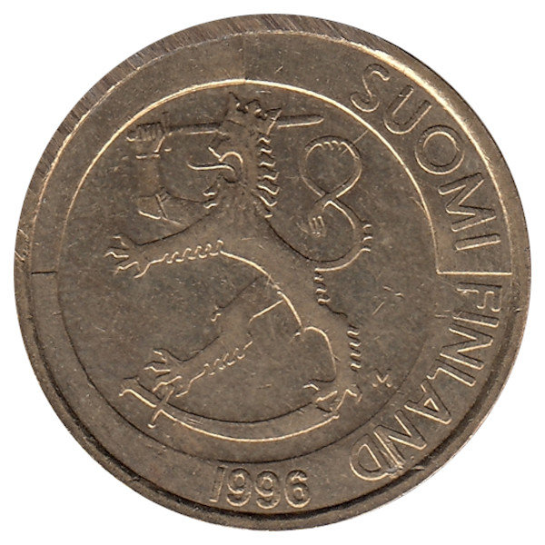 Финляндия 1 марка 1996 год