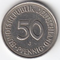 ФРГ 50 пфеннигов 1988 год (J)