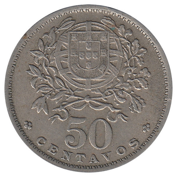 Португалия 50 сентаво 1951 год