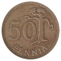 Финляндия 50 пенни 1974 год