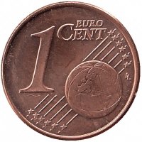 Финляндия 1 евроцент 2004 год (UNC)