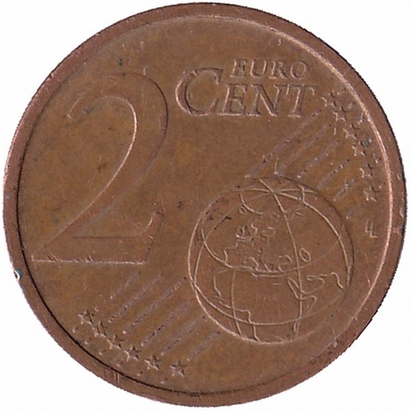 Германия 2 евроцента 2002 год (A)