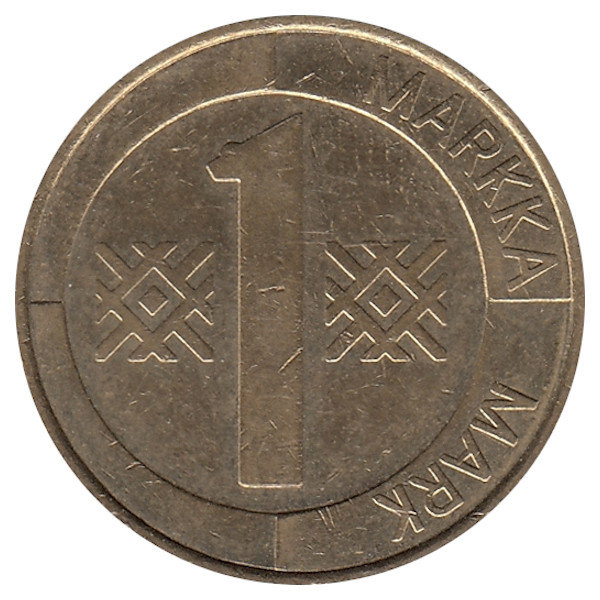 Финляндия 1 марка 1997 год