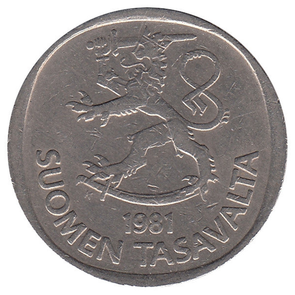 Финляндия 1 марка 1981 год
