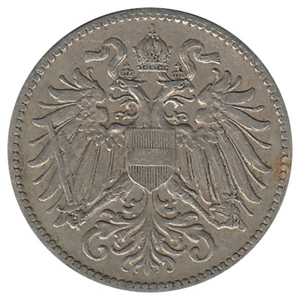 Австро-Венгерская империя 10 геллеров 1916 год (Австрийский флаг на щите)