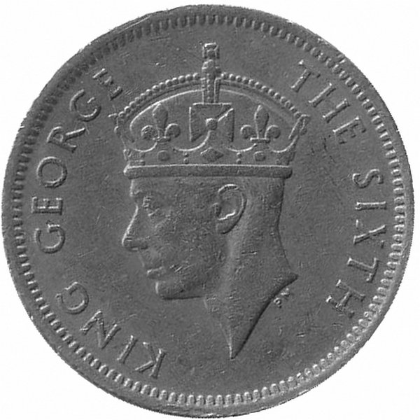 Малайя 10 центов 1948 год