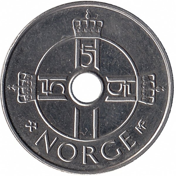Норвегия 1 крона 2006 год