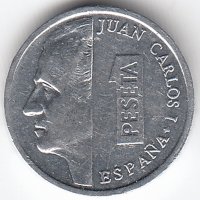 Испания 1 песета 1991 год