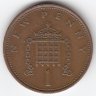 Великобритания 1 новый пенни 1978 год
