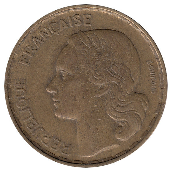 Франция 50 франков 1951 год