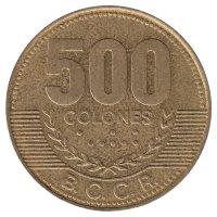Коста-Рика 500 колонов 2005 год