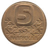 Финляндия 5 марок 1980 год
