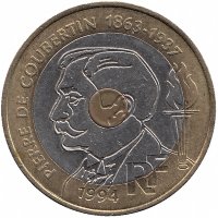 Франция 20 франков 1994 год