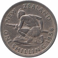 Новая Зеландия 1 шиллинг 1956 год