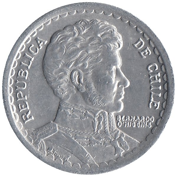 Чили 1 песо 1957 год
