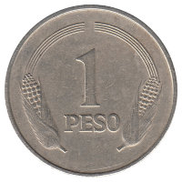 Колумбия 1 песо 1977 год