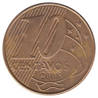 Бразилия 10 сентаво 2008 год