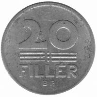 Венгрия 20 филлеров 1989 год