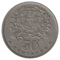 Португалия 50 сентаво 1960 год