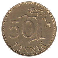 Финляндия 50 пенни 1982 год
