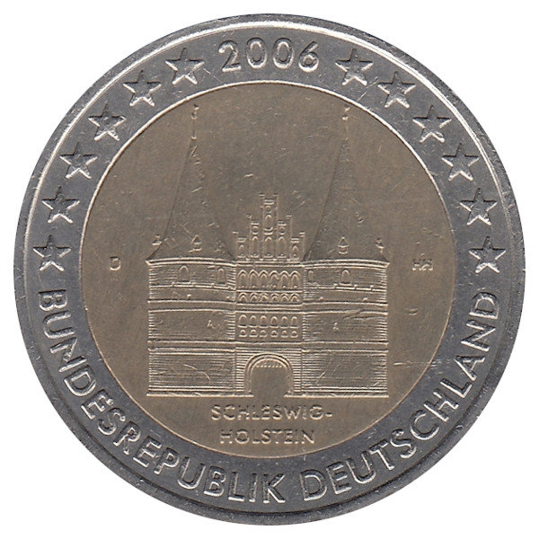Германия 2 евро 2006 год (D)
