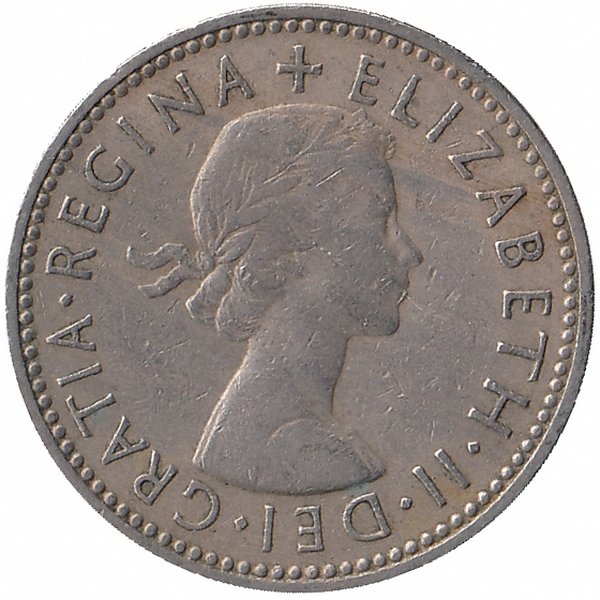 Великобритания 1 шиллинг 1957 год (Герб Шотландии)