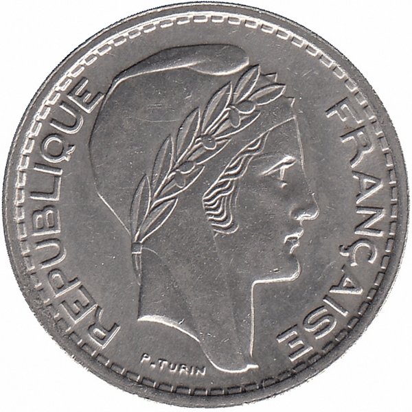 Франция 10 франков 1947 год