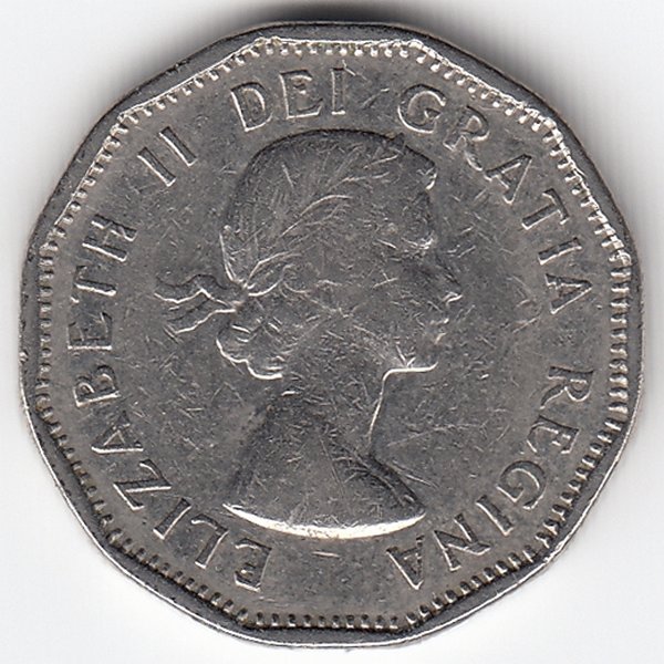 Канада 5 центов 1961 год