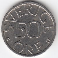 Швеция 50 эре 1978 год