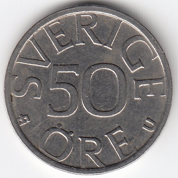 Швеция 50 эре 1978 год