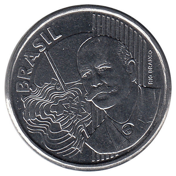 Бразилия 50 сентаво 2005 год