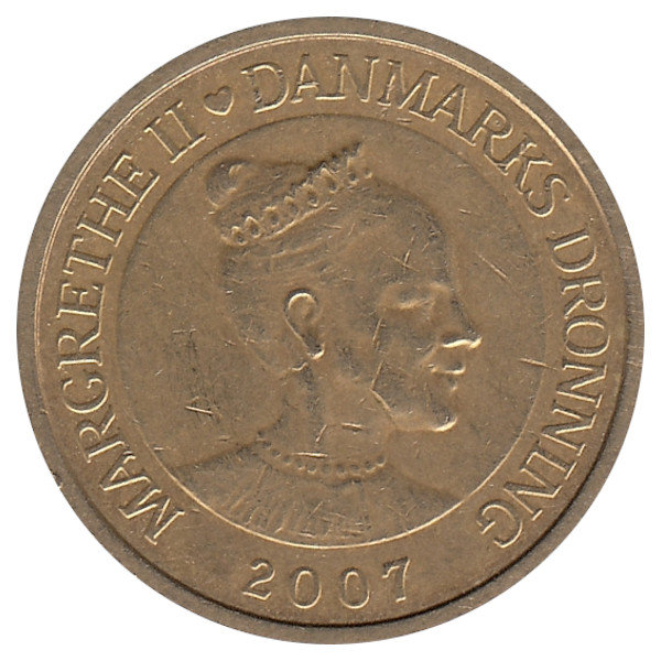 Дания  10 крон  2007 год